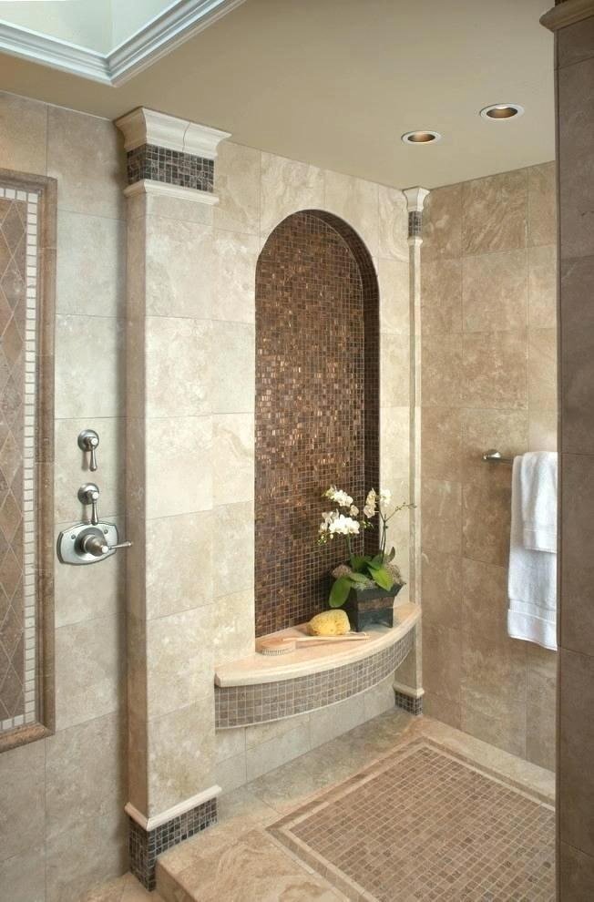 nicchia figurata nell'interno del bagno
