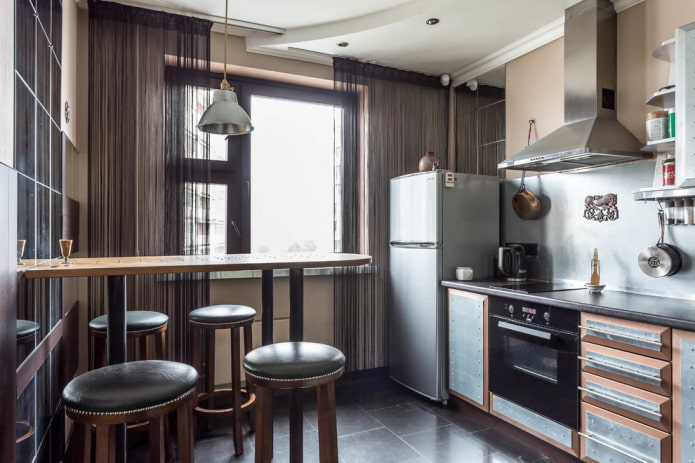 mussola nell'interno della cucina