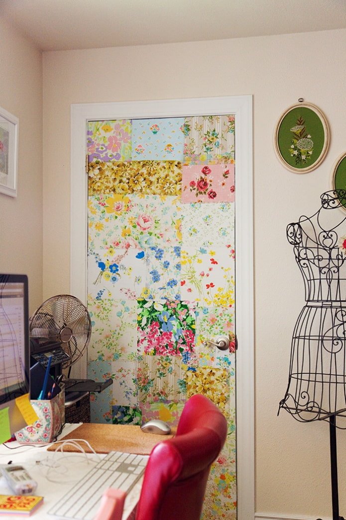 Porta in stile patchwork
