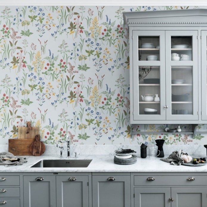 carta da parati in stile scandinavo