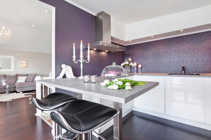 cucina-nicchia nello studio