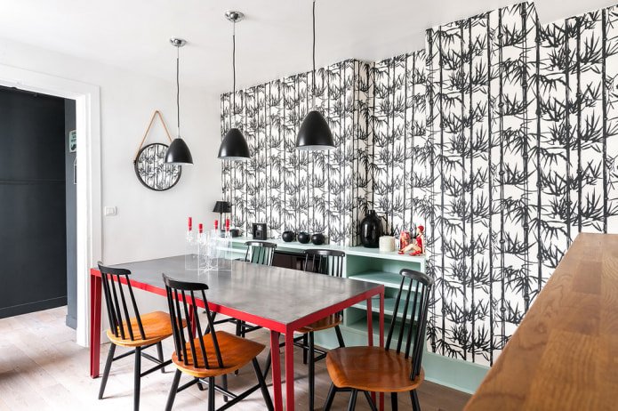 Arredamento di una piccola sala da pranzo