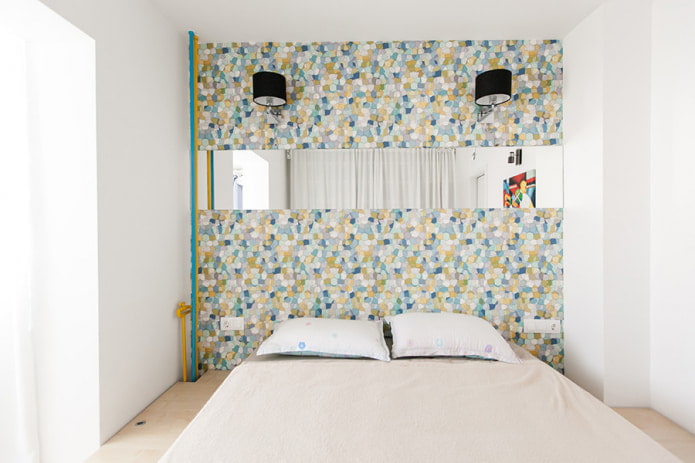 decorazione colorata di una delle pareti