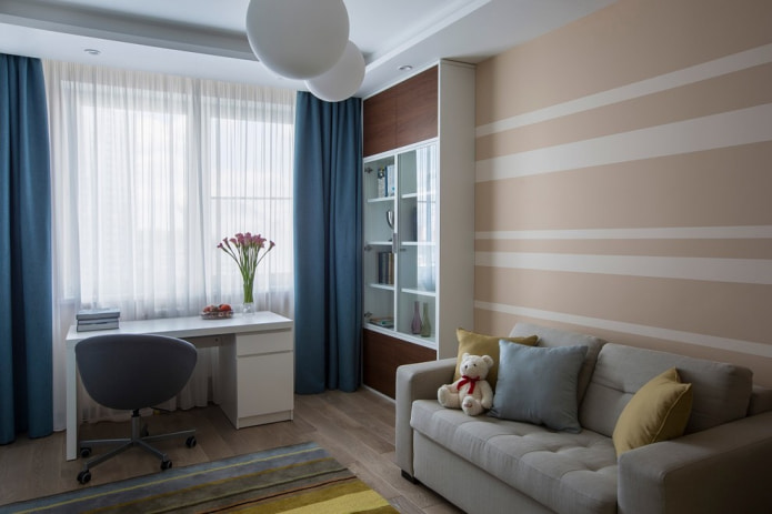 cameretta per bambini in stile moderno