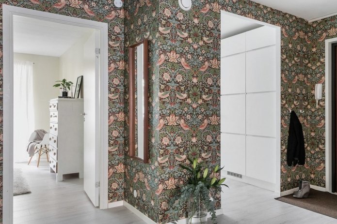 corridoio in stile scandinavo