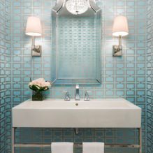 Carta da parati per il bagno: pro e contro, tipologie, design, 70 foto degli interni-5