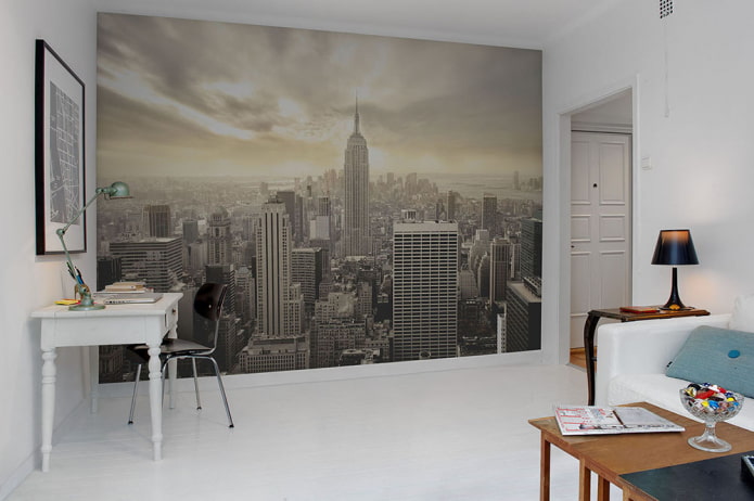 Fotomurales con l'immagine di New York negli interni