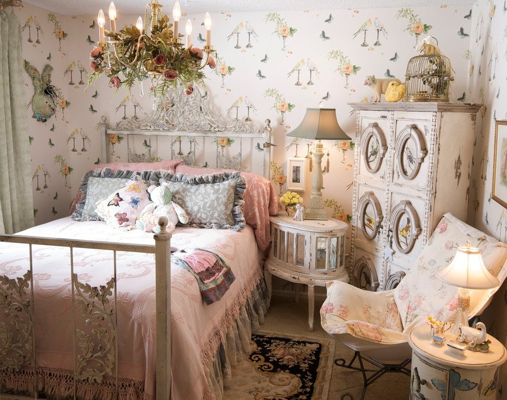 camera da letto in stile provenzale