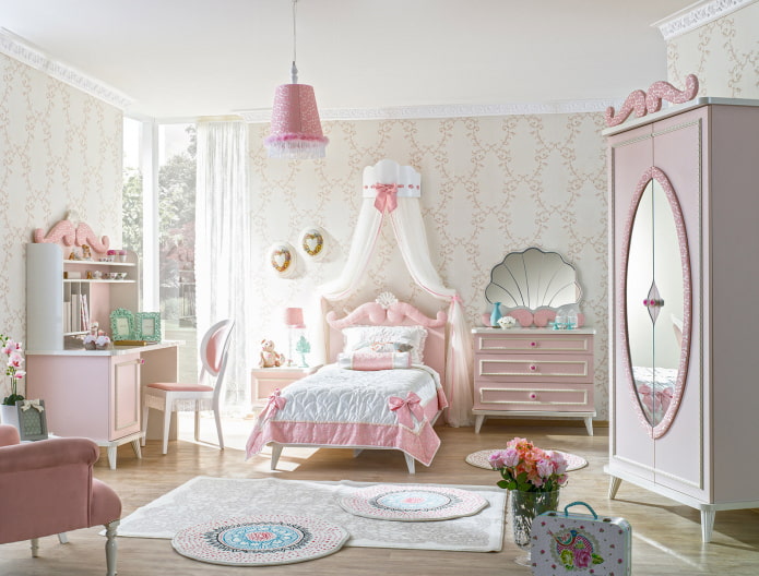 monogramma all'interno della cameretta dei bambini