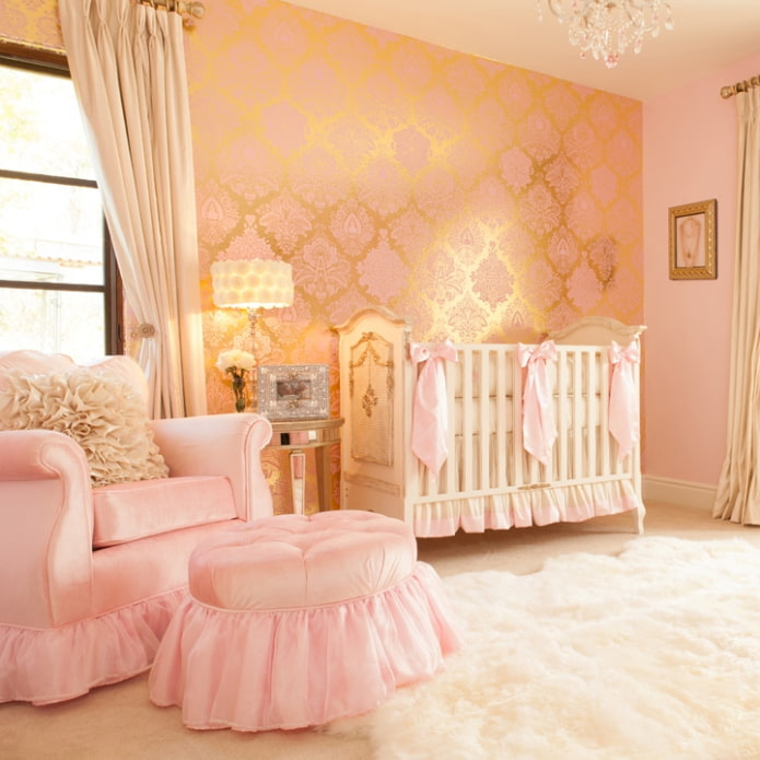 monogramma all'interno della cameretta dei bambini