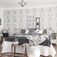 Carta da parati grigia: combinazioni, design, scelta di mobili e tende, 101 foto dell'interno-3