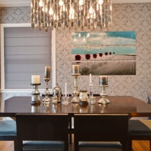 Grigio carta da parati: combinazioni, design, scelta di mobili e tende, 101 foto di interni-24