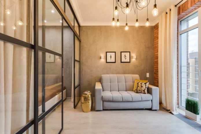 carta da parati in stile loft