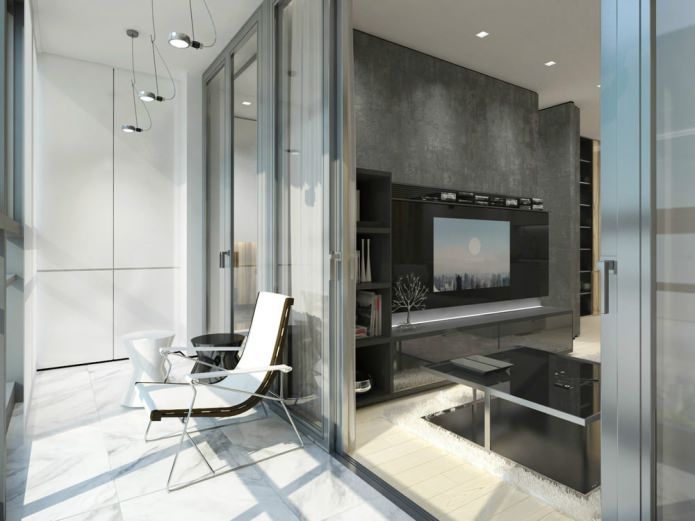 balcone minimalista