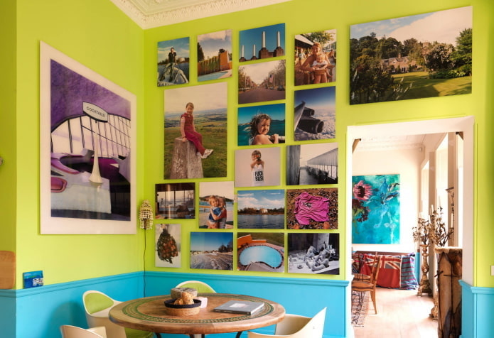 foto senza cornice all'interno
