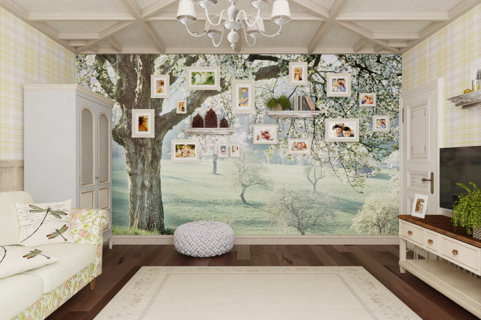 foto in un interno in stile provenzale