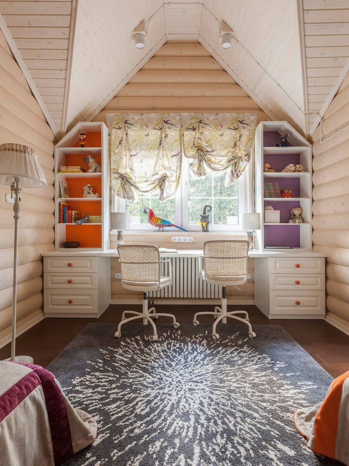 Tenda austriaca nella cameretta dei bambini