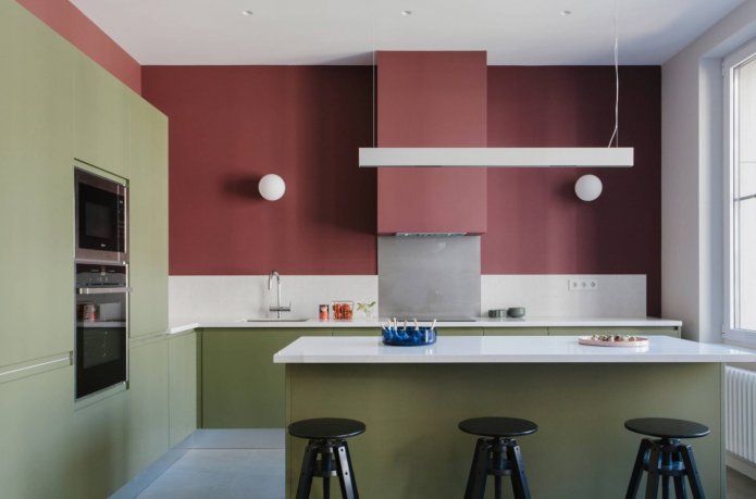 combinazione di rosso e verde