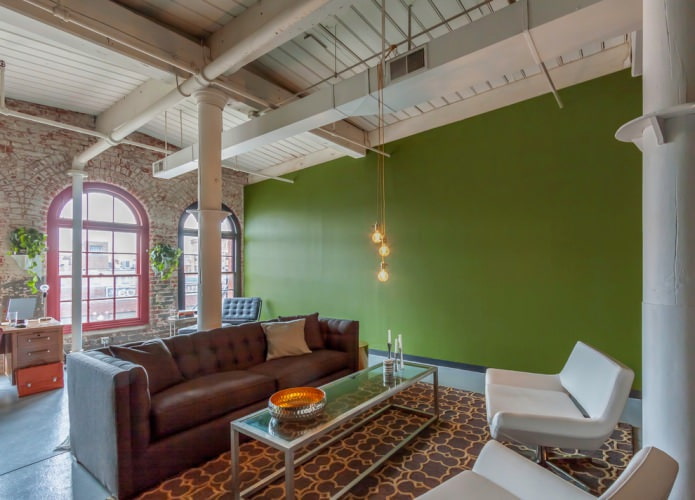 loft in soggiorno