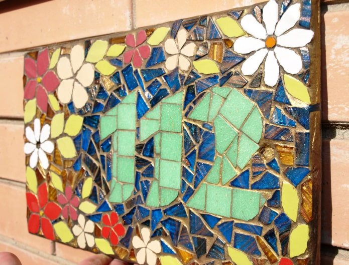 Indicatore indirizzo a mosaico