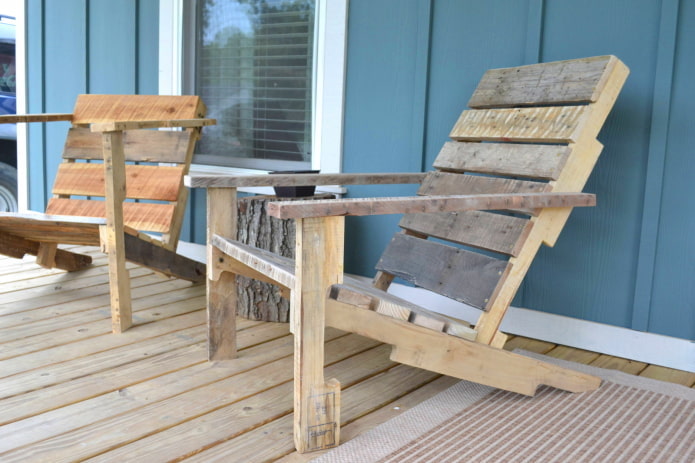 Sedia con pallet