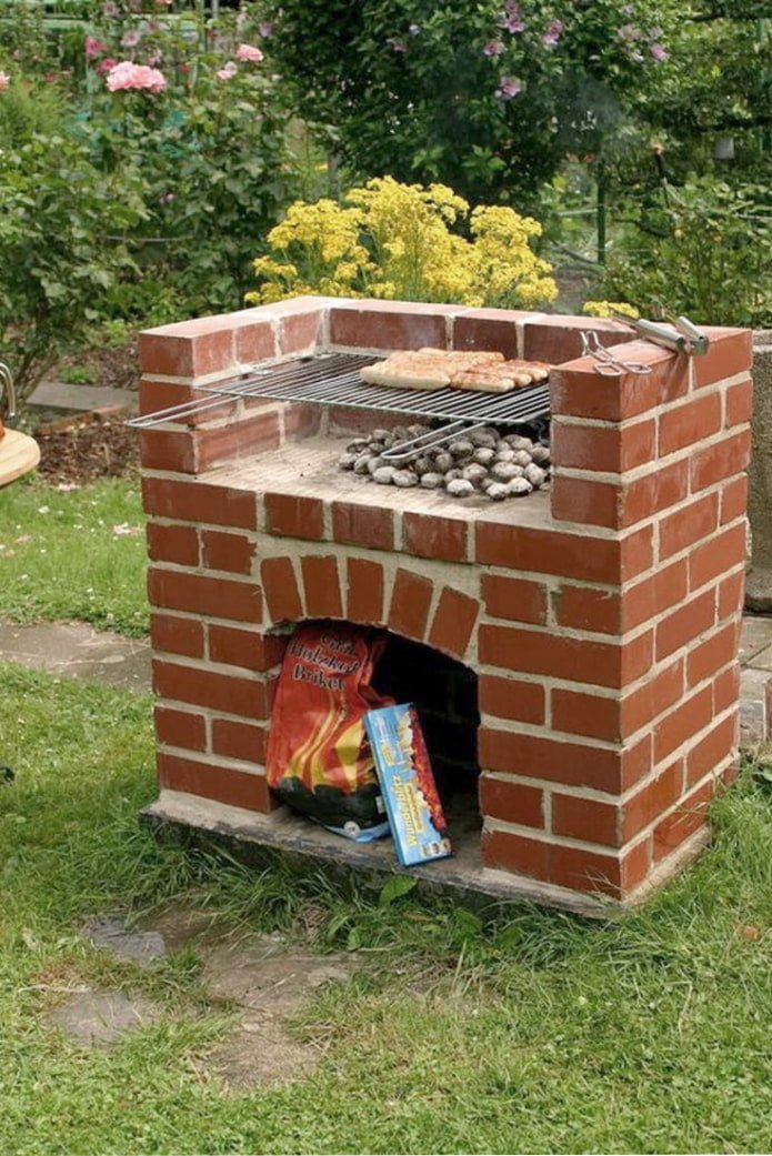 Barbecue in mattoni