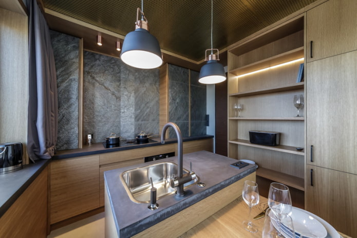 illuminazione in stile loft