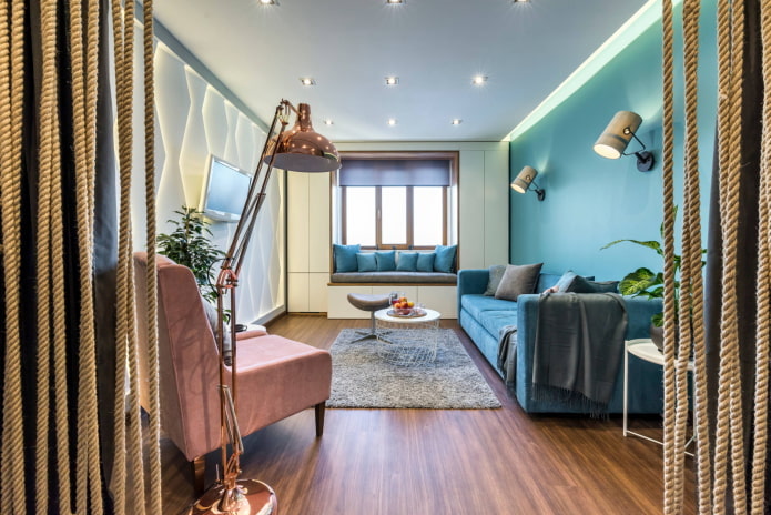 Faretti integrati nel soffitto