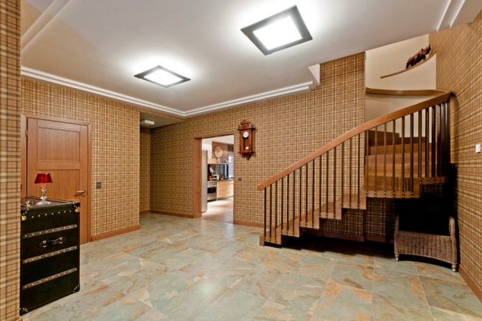 illuminazione del corridoio all'interno della casa