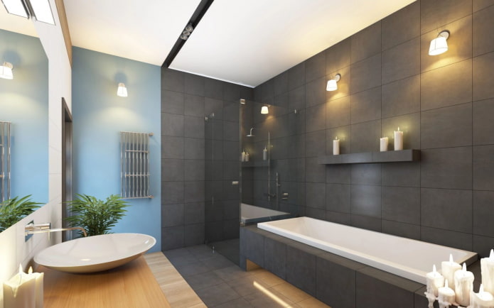 progettazione dell'illuminazione per l'interno del bagno