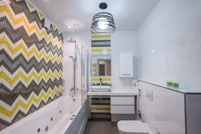 progettazione dell'illuminazione nell'interno del bagno