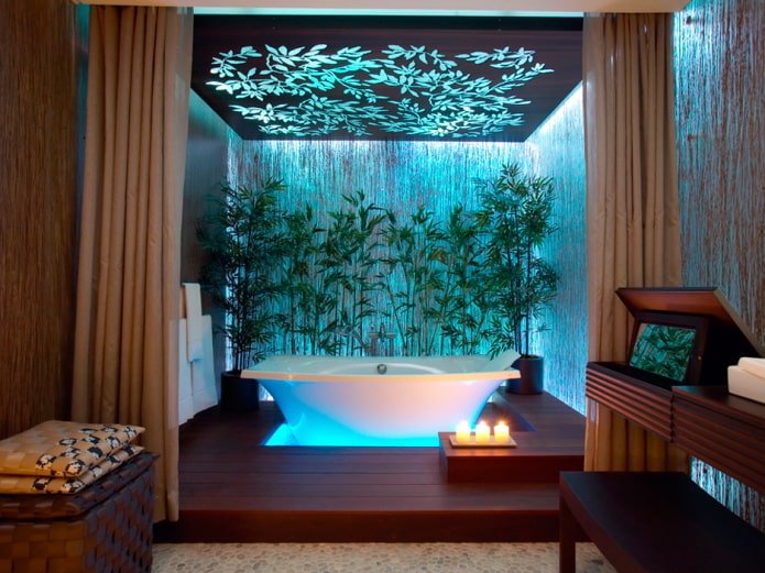 progettazione dell'illuminazione per l'interno del bagno