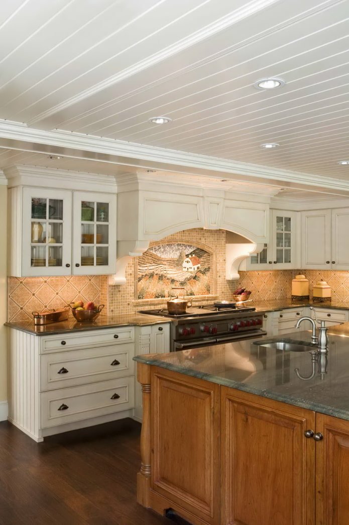 illuminazione a soffitto integrata
