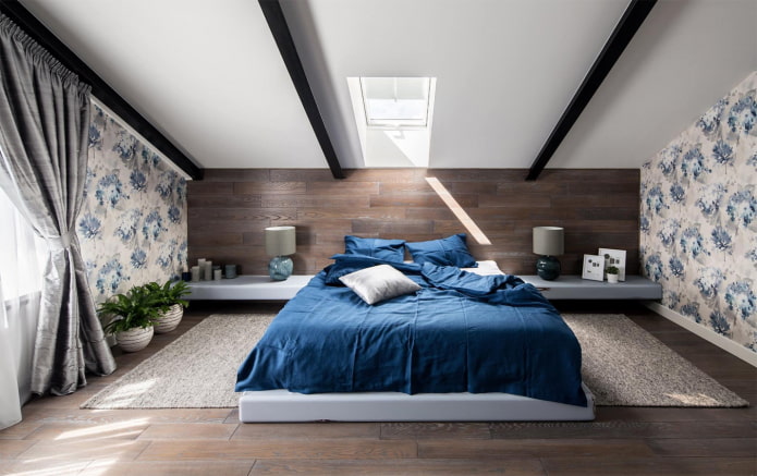 parete dietro il letto