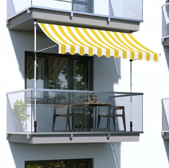tettoia per balcone