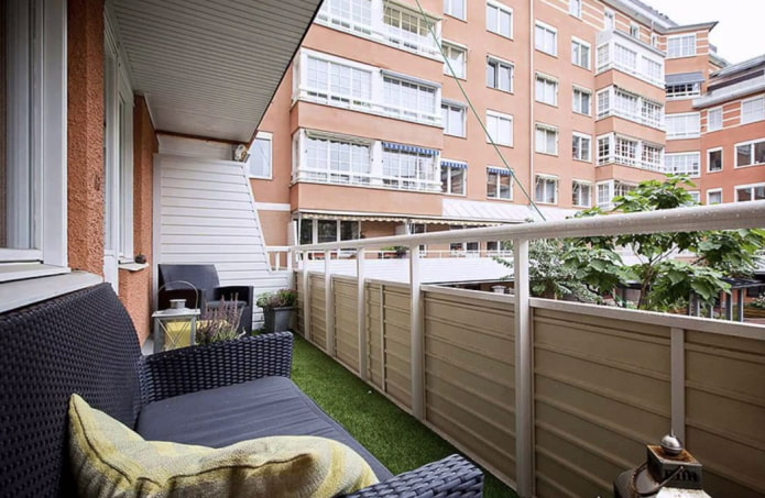 decorazione del soffitto di una loggia aperta