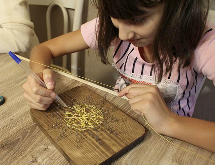 Esempio di avvolgimento con una penna