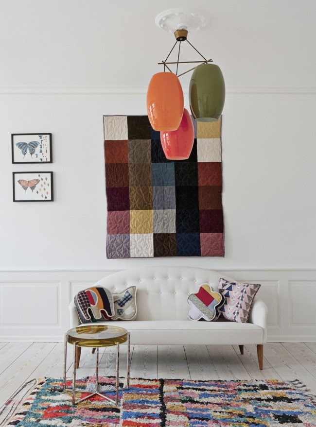pannello patchwork da parete per interni
