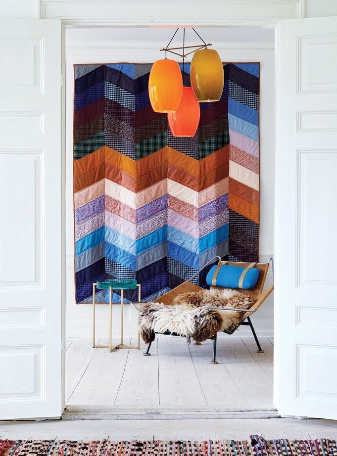 pannello murale patchwork per interni
