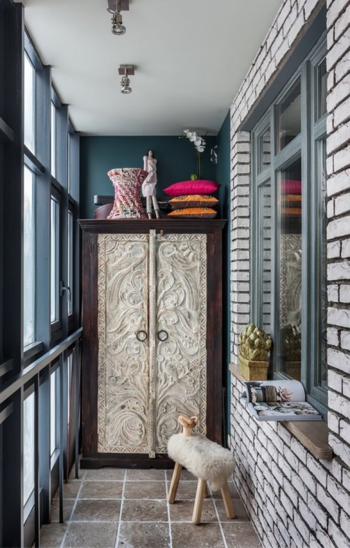 balcone in stile fusion