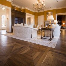 Parquet per interni: tipologie, scelta dei colori, metodi di posa, 70 foto-6