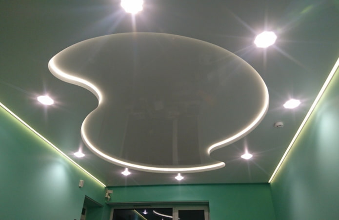struttura del soffitto galleggiante a due livelli