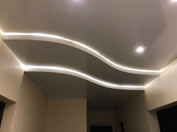 struttura del soffitto a più livelli