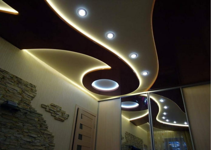 struttura del soffitto galleggiante a due livelli