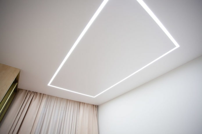 linee fluttuanti sul soffitto