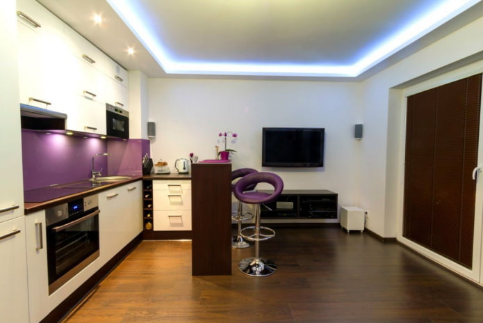 soffitto galleggiante in cucina
