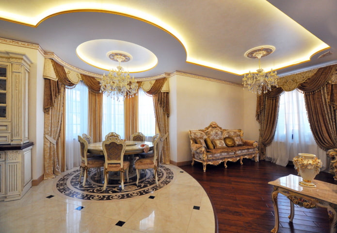 struttura galleggiante in stile classico