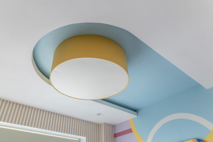 soffitto galleggiante con retroilluminazione spenta