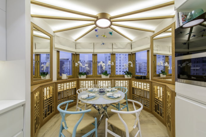 soffitto galleggiante in cucina