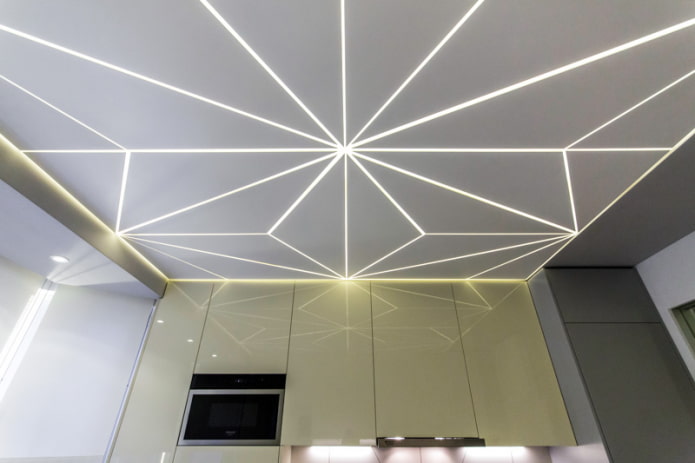 soffitto con retroilluminazione